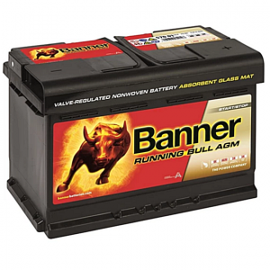 12 Volt 72 Amper Banner Akü